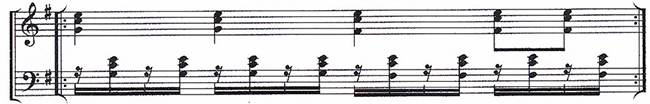 Tumbao générique de cha-cha-chá